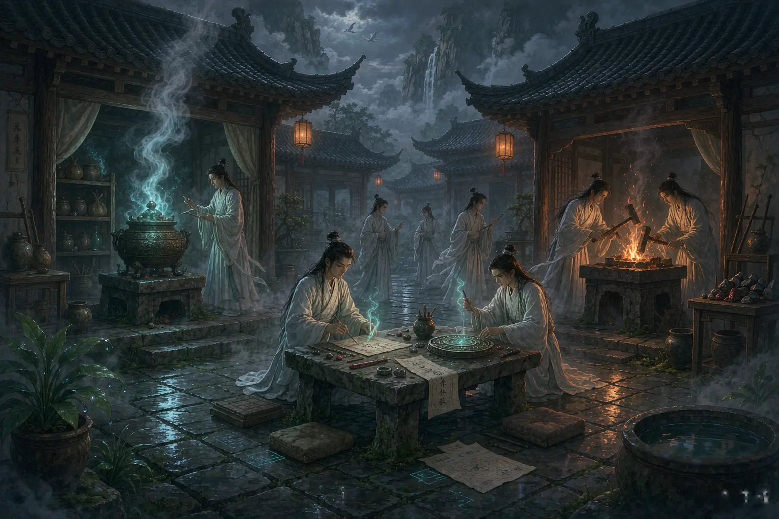 《修仙家族模拟器2》弟子怎么分工：炼丹、炼器、画符、阵法四大副职业安排思路