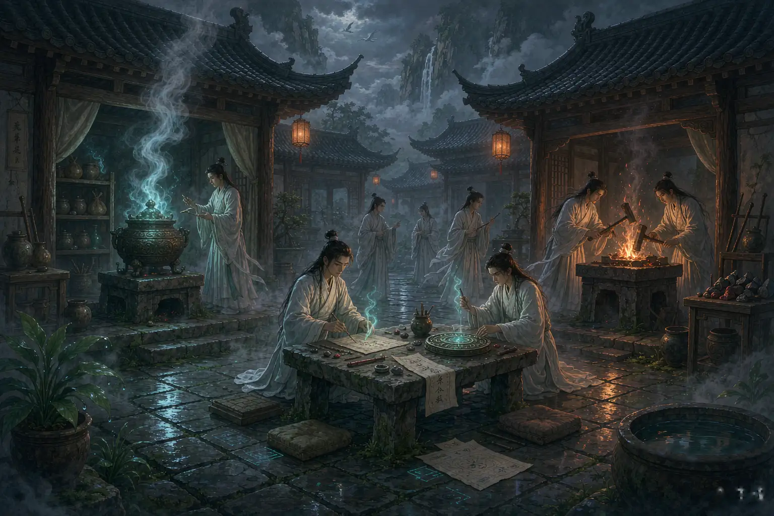 《修仙家族模拟器2》弟子怎么分工：炼丹、炼器、画符、阵法四大副职业安排思路